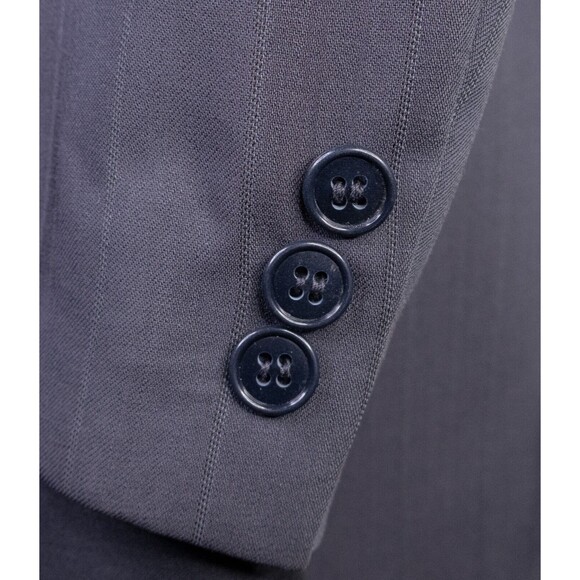 MANI Vintage Sport Coat Suit Jacket Men Size 40S Striped  Two Button - Picture 8 of 15